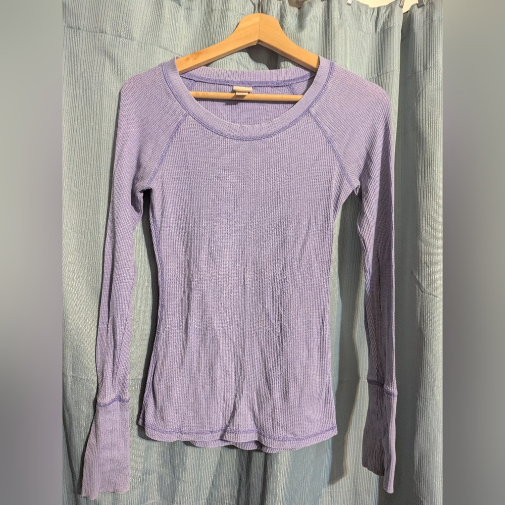 Mossimo Supply Co. Lavender Long Sleeve Tee